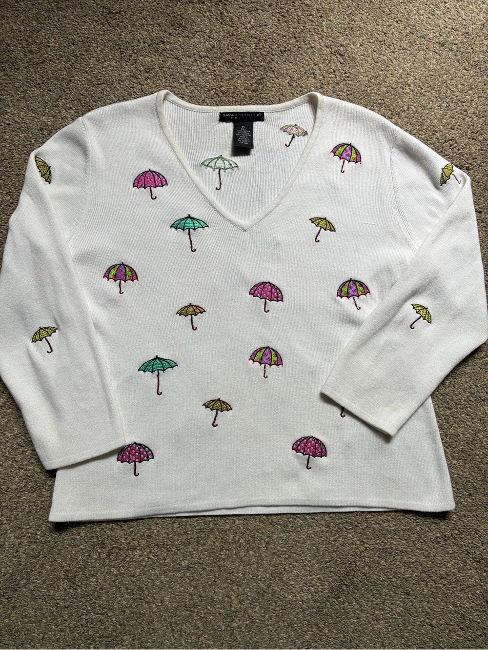 Vintage Cottagecore Umbrella Knit Top (PL)